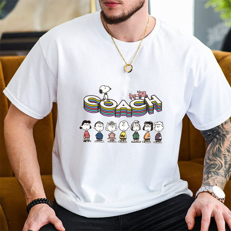 Snoopy Coach Unisex T Shirt Cotton Tee TAT7145 2