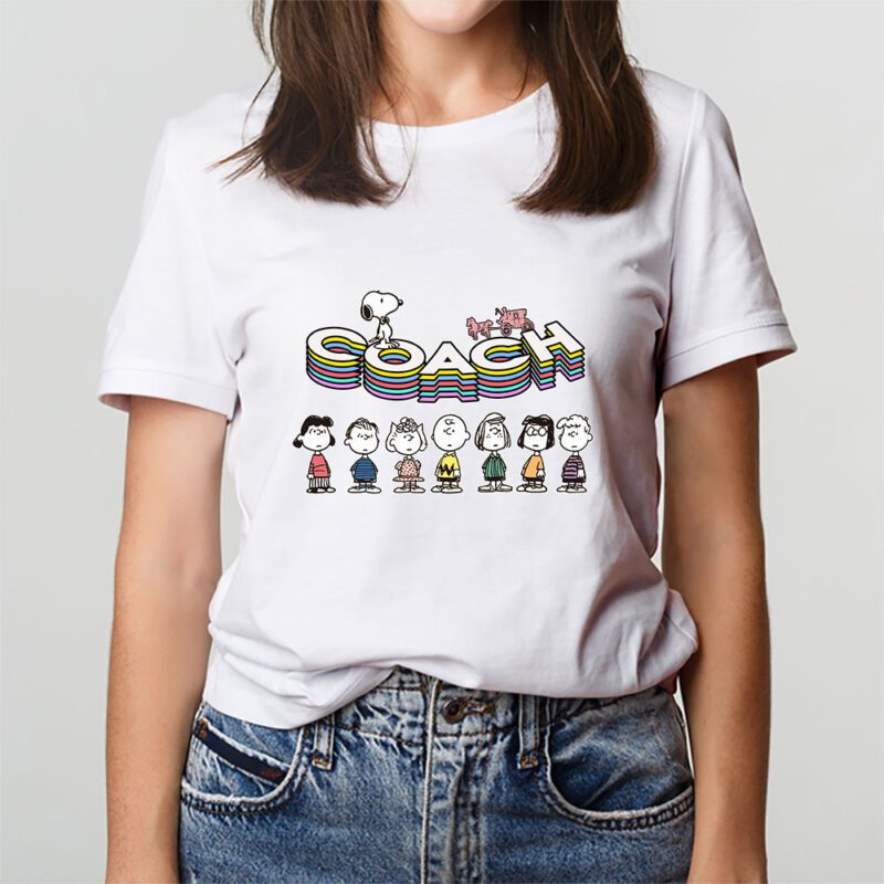 Snoopy Coach Unisex T Shirt Cotton Tee TAT7145 3