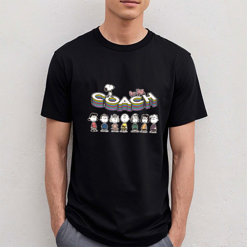 Snoopy Coach Unisex T Shirt Cotton Tee TAT7145 4