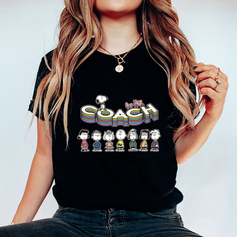 Snoopy Coach Unisex T Shirt Cotton Tee TAT7145 5