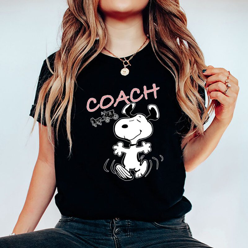 Snoopy Coach Unisex T Shirt Cotton Tee TAT7637 5