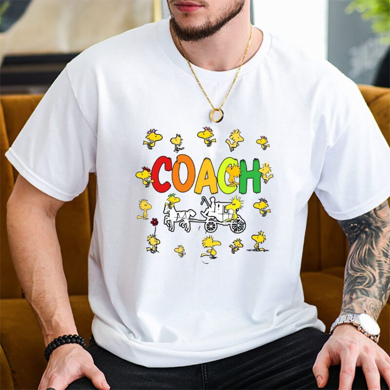 Snoopy Coach Unisex T Shirt Cotton Tee TAT7658 2