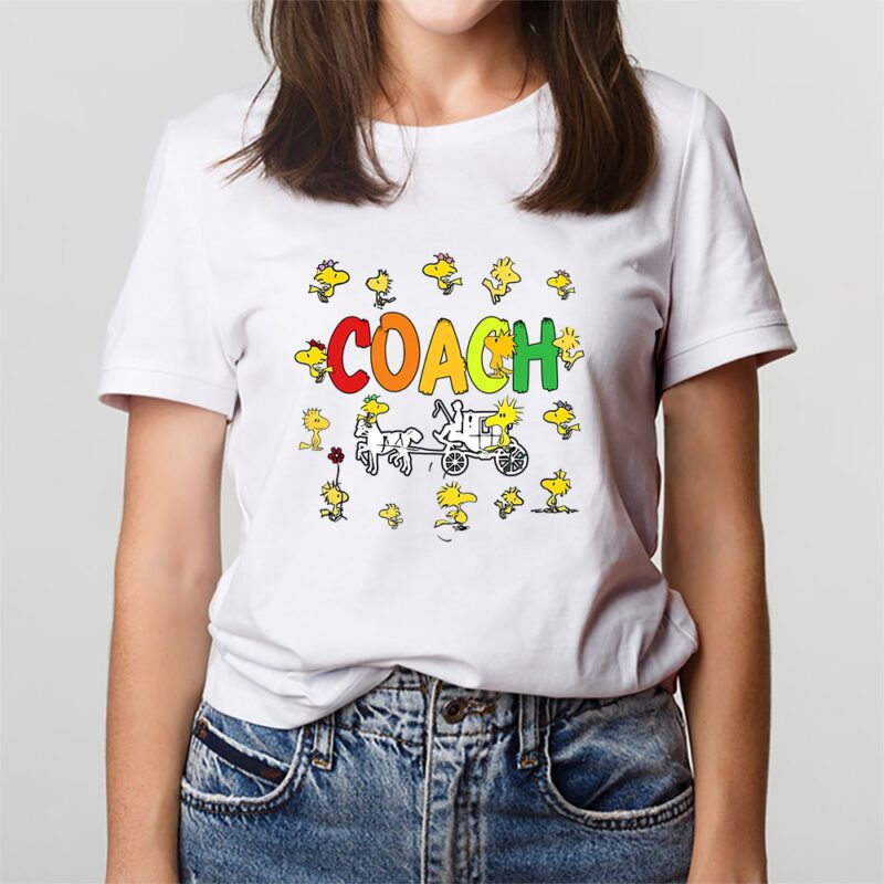 Snoopy Coach Unisex T Shirt Cotton Tee TAT7658 3