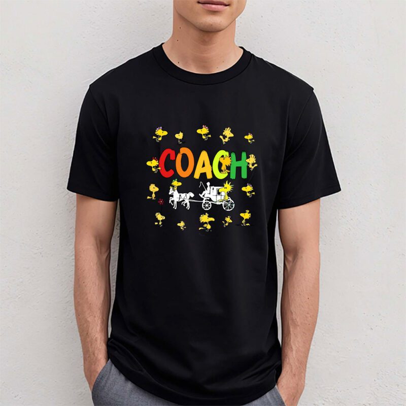 Snoopy Coach Unisex T Shirt Cotton Tee TAT7658 4