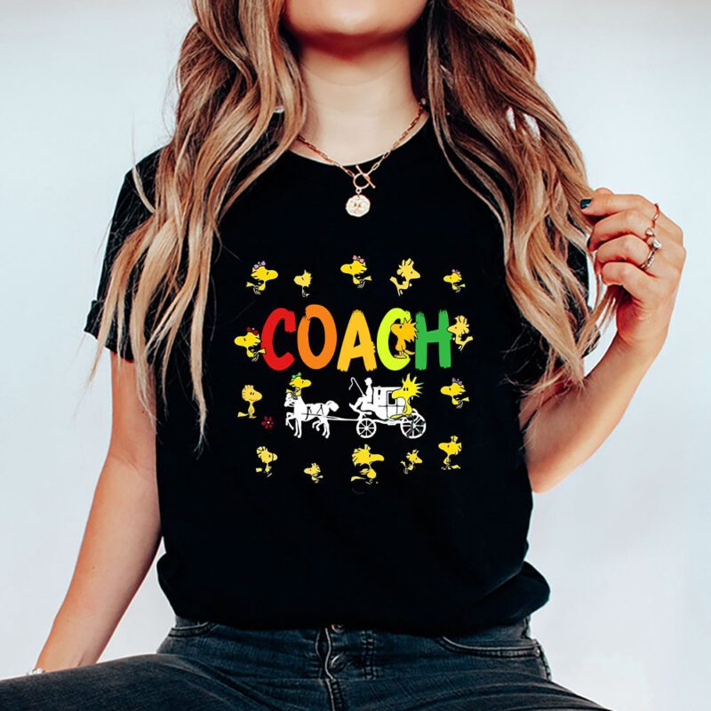 Snoopy Coach Unisex T Shirt Cotton Tee TAT7658 5