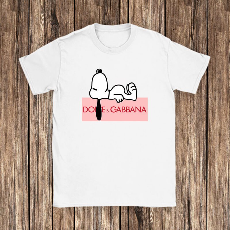 Snoopy Dolce Gabbana Unisex T Shirt Cotton Tee TAT14379 1