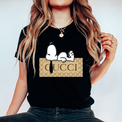 Snoopy Gucci Unisex T Shirt Cotton Tee TAT14392 5