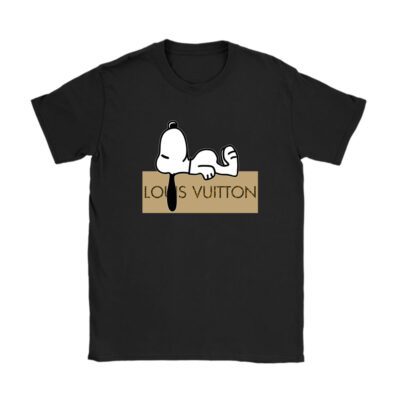 Snoopy Louis Vuitton Unisex T-Shirt Cotton Tee TAT14412