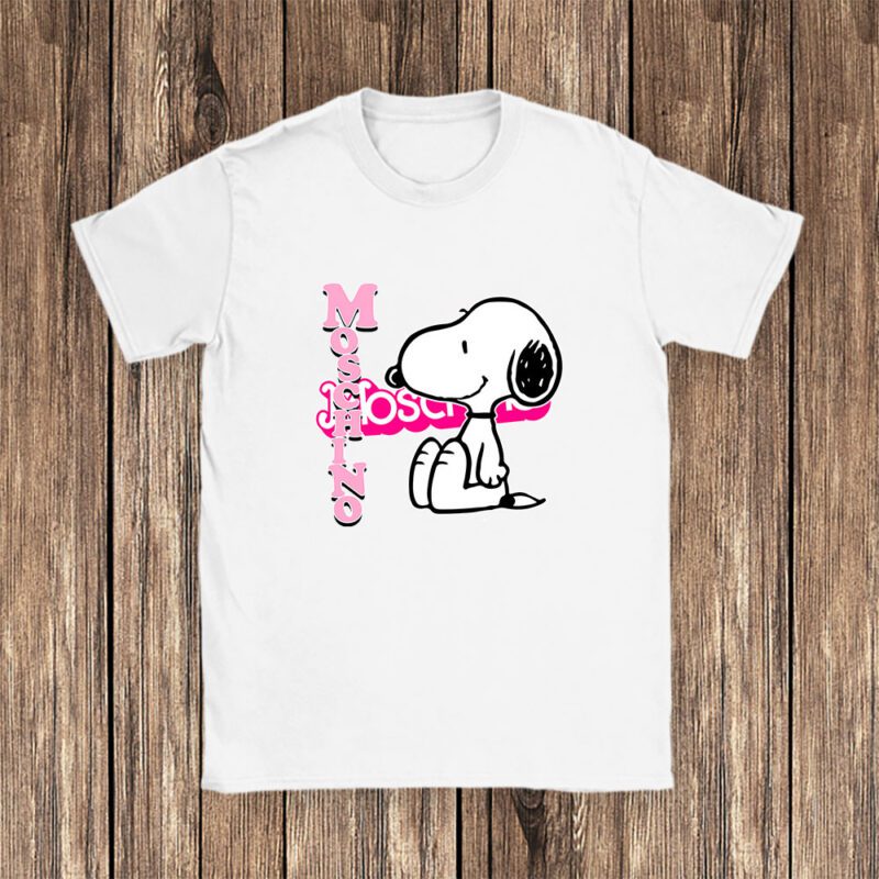 Snoopy Moschino Unisex T Shirt Cotton Tee TAT7276 1
