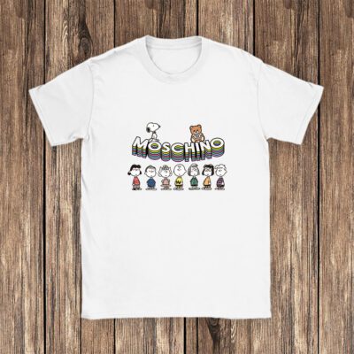 Snoopy Moschino Unisex T Shirt Cotton Tee TAT7278 1