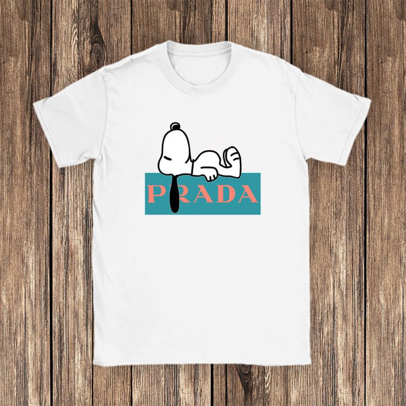Snoopy Prada Unisex T Shirt Cotton Tee TAT14442 1