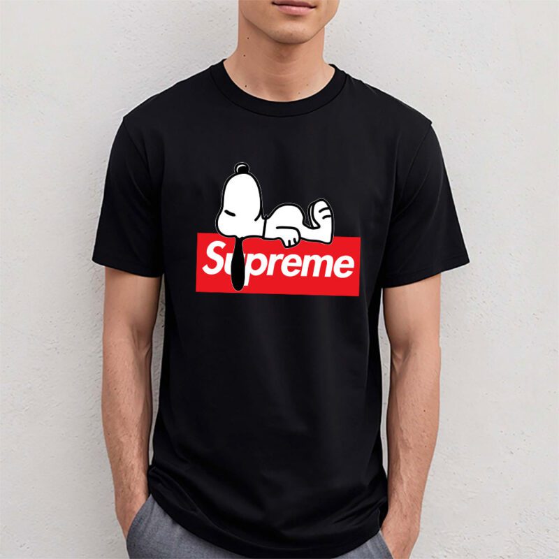 Snoopy Supreme Unisex T Shirt Cotton Tee TAT14453 4
