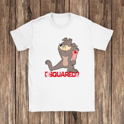 Spike Bulldog In Tom And Jerry Dsquared2 Unisex T Shirt TAT5567 1