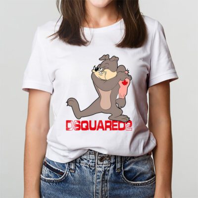 Spike Bulldog In Tom And Jerry Dsquared2 Unisex T Shirt TAT5567 3