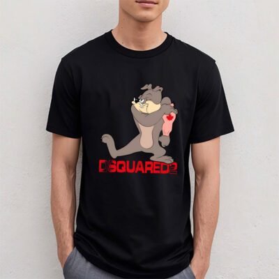 Spike Bulldog In Tom And Jerry Dsquared2 Unisex T Shirt TAT5567 4