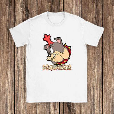 Spike Bulldog In Tom And Jerry Dsquared2 Unisex T Shirt TAT5568 1