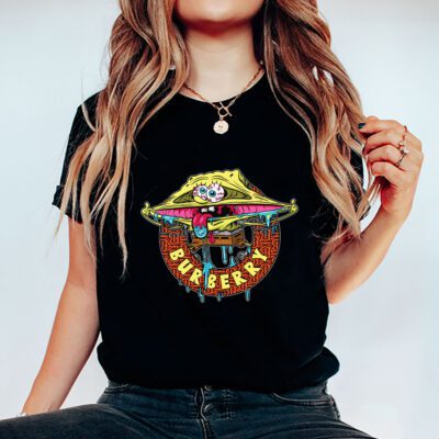 Spongebob Burberry Unisex T Shirt Cotton Tee TAT10179 5