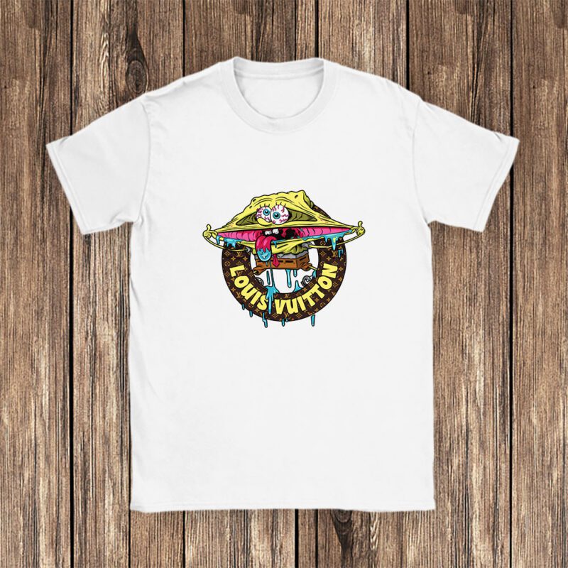 Spongebob Louis Vuitton Unisex T Shirt Cotton Tee TAT10181 1