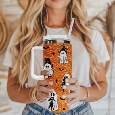 Halloween Bling Tumbler