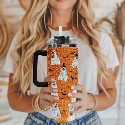 Halloween Bling Tumbler