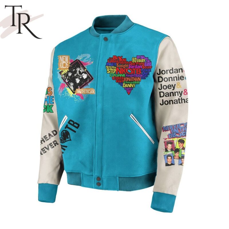 Step By Step Really Want You In My World NKOTB Baseball Jacket TBJ1147 1