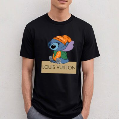 Stitch Louis Vuitton Unisex T Shirt Cotton Tee TAT14411 4