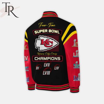 Super Bowl LVIII Champions Kansas City Chiefs Baseball Jacket TBJ1150 2