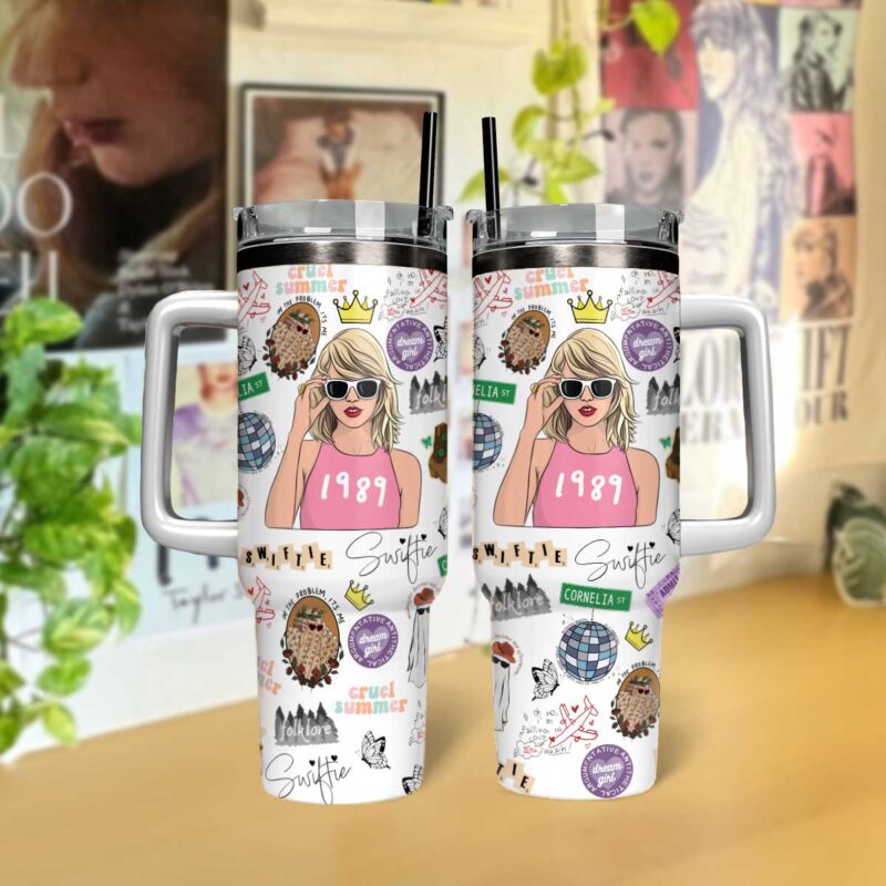 Taylor Swift Music Custom Stanley Quencher 40Oz Stanley Tumbler ZST1023 1