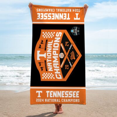 Tennessee Volunteers Baseball Rectangle Beach Towel WBT1051 1 Tennessee Volunteers Baseball Rectangle Beach Towel WBT1051 1