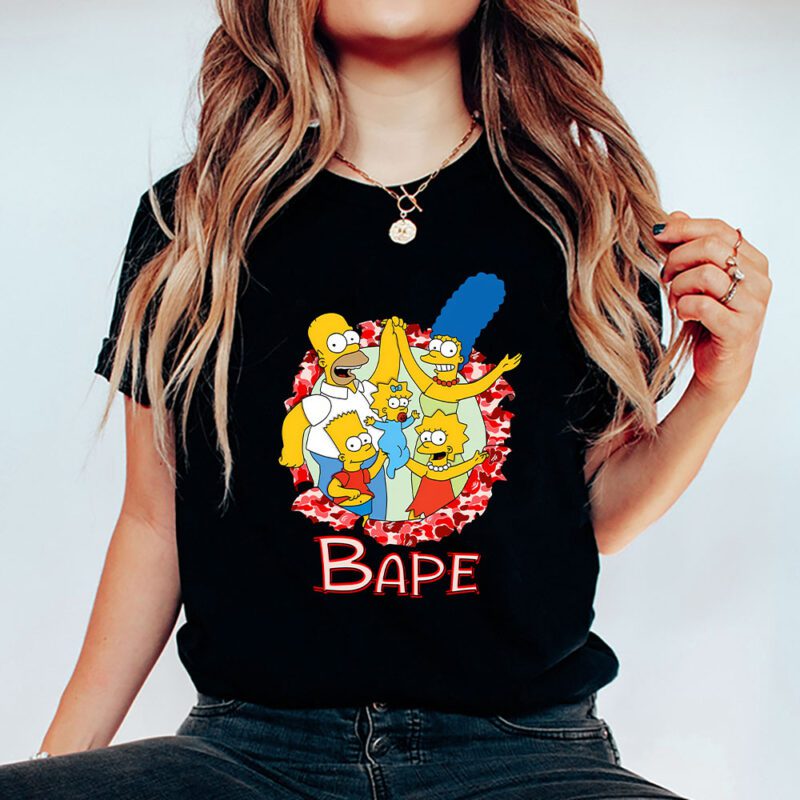 The Simpsons Bape Unisex T Shirt TAT5582 5