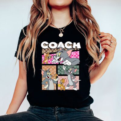 Tom And Jerry Coach Unisex T Shirt TAT5573 5