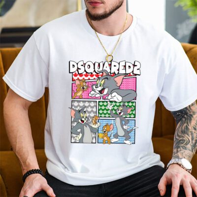 Tom And Jerry Dsquared2 Unisex T Shirt TAT5575 2