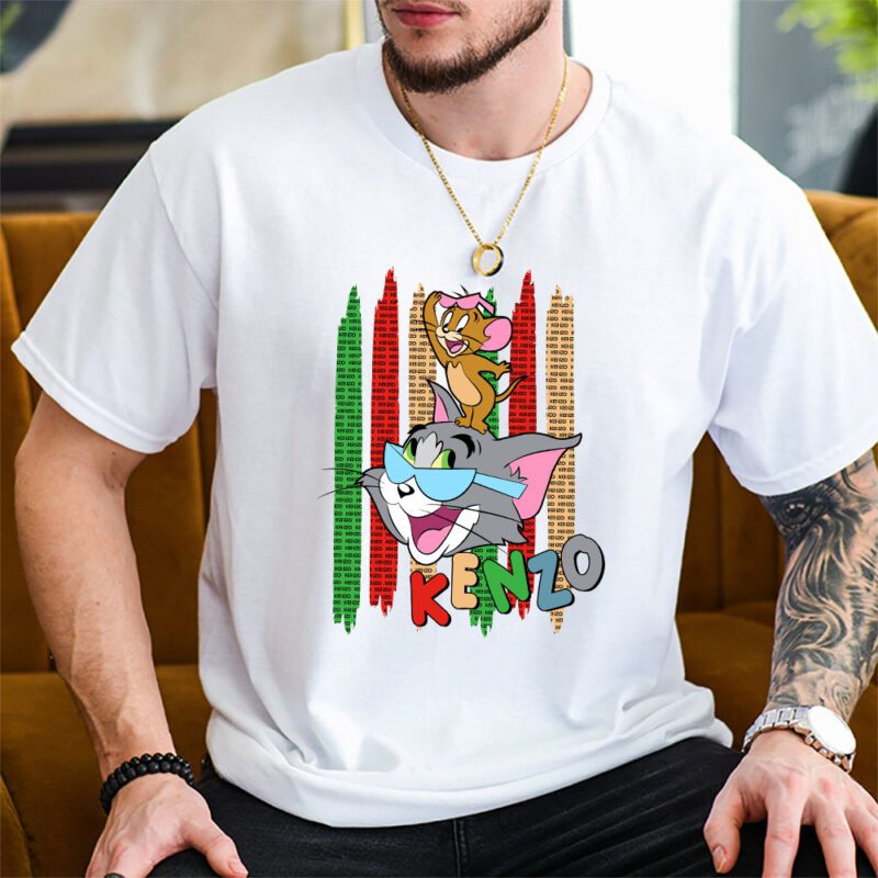 Tom And Jerry Kenzo Unisex T Shirt TAT5577 2