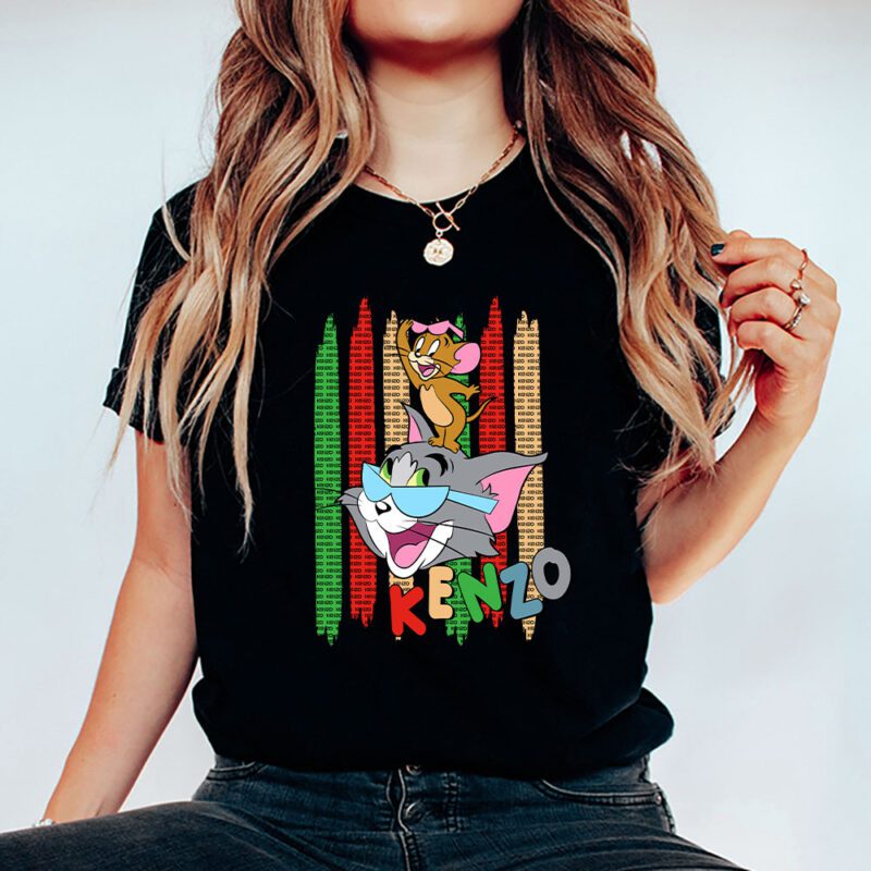 Tom And Jerry Kenzo Unisex T Shirt TAT5577 5