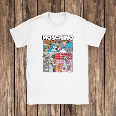 Tom And Jerry Moschino Unisex T-Shirt TAT5579 1 Tom And Jerry Moschino Unisex T Shirt TAT5579 1