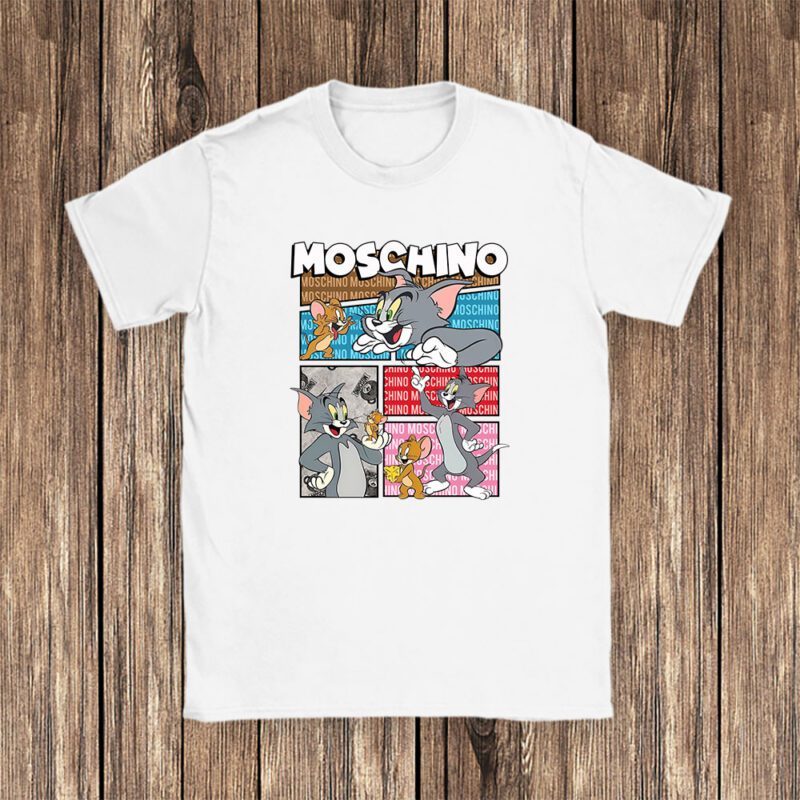 Tom And Jerry Moschino Unisex T Shirt TAT5579 1