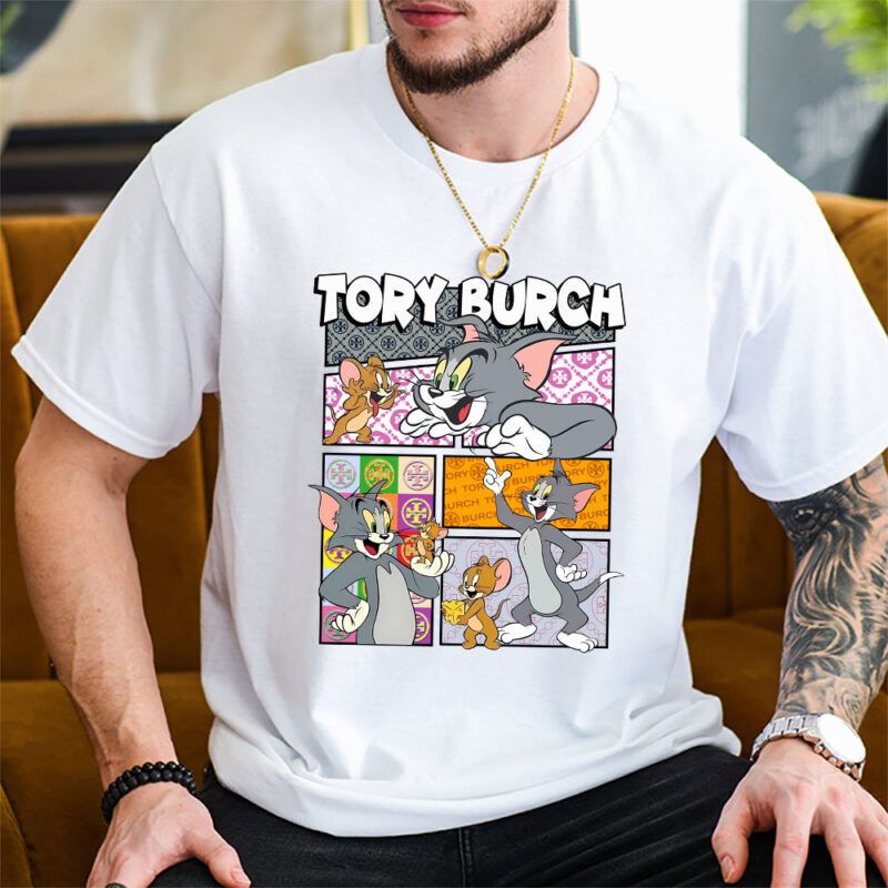 Tom And Jerry Tory Burch Unisex T Shirt TAT5580 2