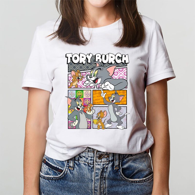 Tom And Jerry Tory Burch Unisex T Shirt TAT5580 3