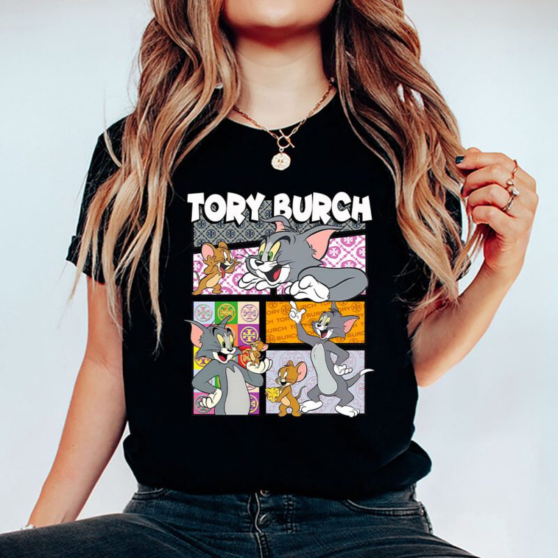 Tom And Jerry Tory Burch Unisex T Shirt TAT5580 5