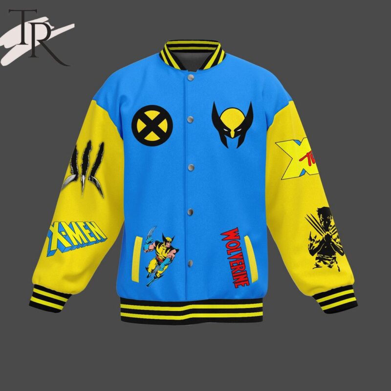 Wolverine Man Made Me A Weapon Baseball Jacket TBJ1172 1