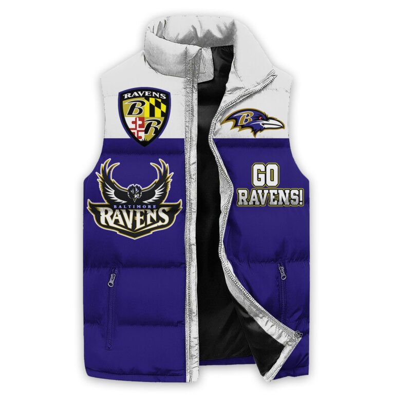 Baltimore Ravens Sleeveless Coat Sleeveless Vest Gift For Fans CCS4211 1