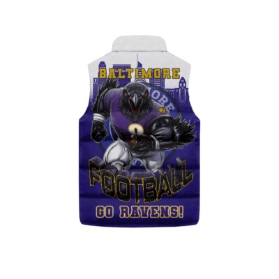 Baltimore Ravens Sleeveless Coat Sleeveless Vest Gift For Fans CCS4215 2 Baltimore Ravens Sleeveless Coat Sleeveless Vest Gift For Fans CCS4215 2
