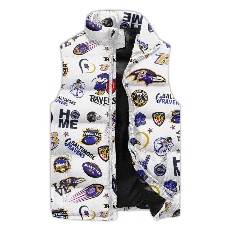Baltimore Ravens Sleeveless Coat Sleeveless Vest Gift For Fans CCS4236 1