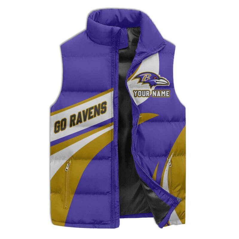 Baltimore Ravens Sleeveless Coat Sleeveless Vest Gift For Fans CCS4239 1