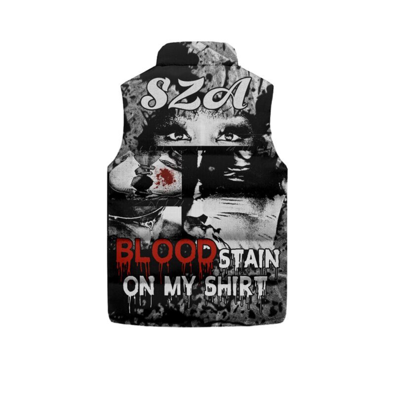 Bloodstain On My Shirt SZA Sleeveless Coat Sleeveless Vest Gift For Fans 1