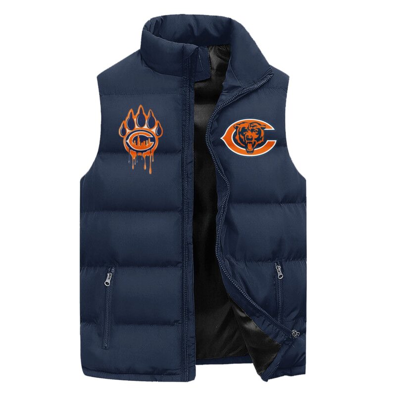 Chicago Bears Sleeveless Coat Sleeveless Vest Gift For Fans CCS4194 1