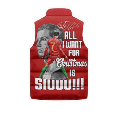 Cristiano Ronaldo Sleeveless Coat Sleeveless Vest Gift For Fans CCS4061 2 Cristiano Ronaldo Sleeveless Coat Sleeveless Vest Gift For Fans CCS4061 2