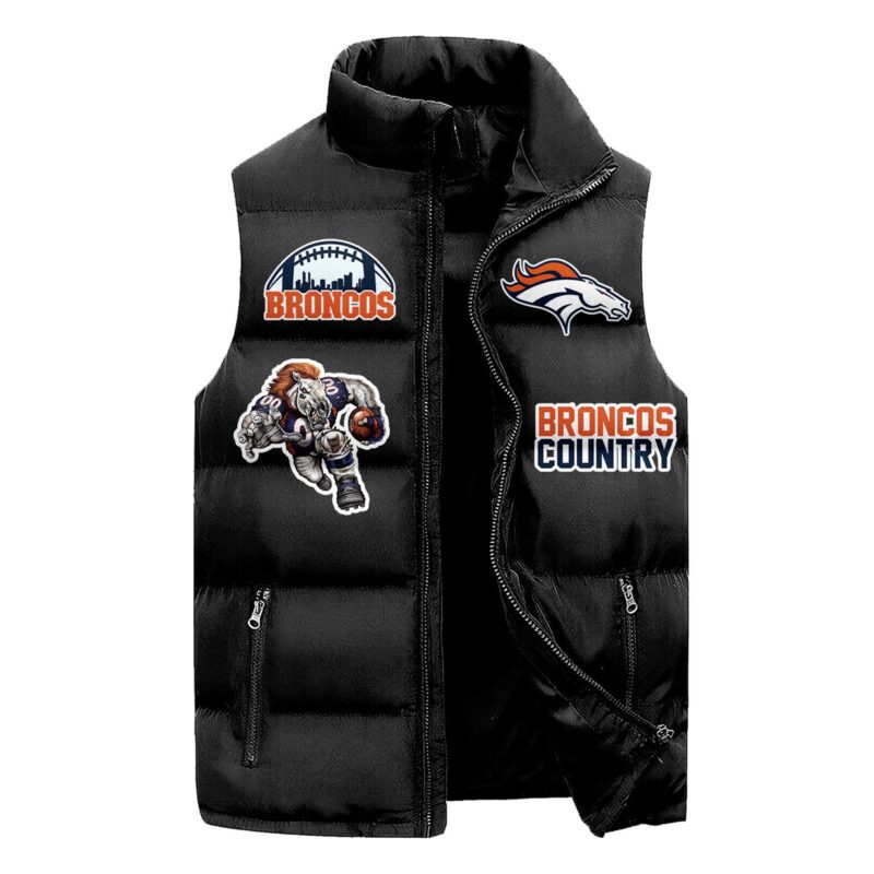 Denver Broncos Sleeveless Coat Sleeveless Vest Gift For Fans CCS4144 1