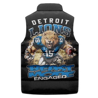 Detroit Lions Sleeveless Coat Sleeveless Vest Gift For Fans CCS4189 2 Detroit Lions Sleeveless Coat Sleeveless Vest Gift For Fans CCS4189 2