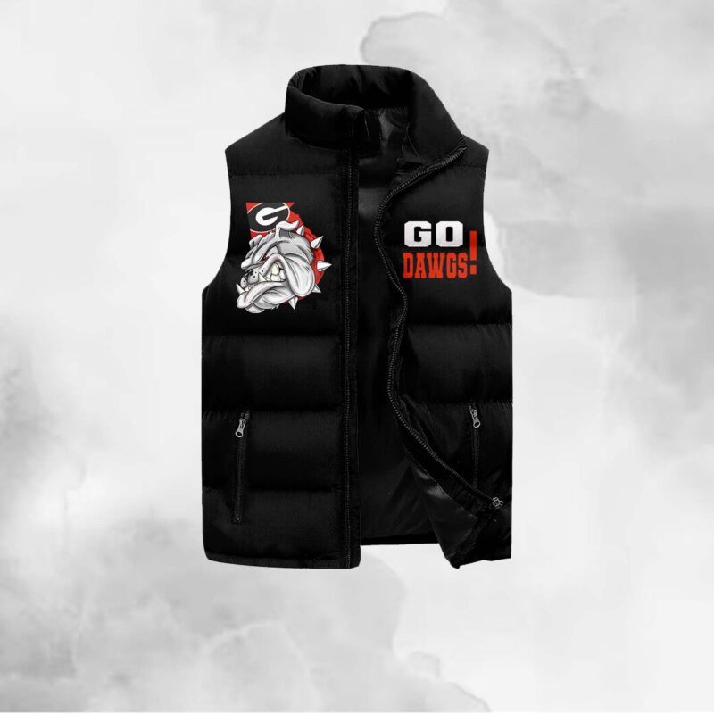 Georgia Bulldogs football Sleeveless Coat Sleeveless Vest Gift For Fans CCS4174 2